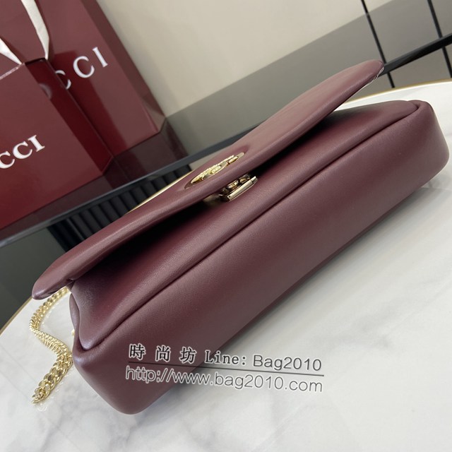 Gucci專櫃古馳最新款Milano系列小號手提包鏈條女包 jh2380型號：806016